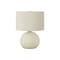 Monarch Specialties Lighting, 18 in.H, Table Lamp, Ivory / Cream Shade, Cream Ceramic, Contemporary I 9630 - alternate 6